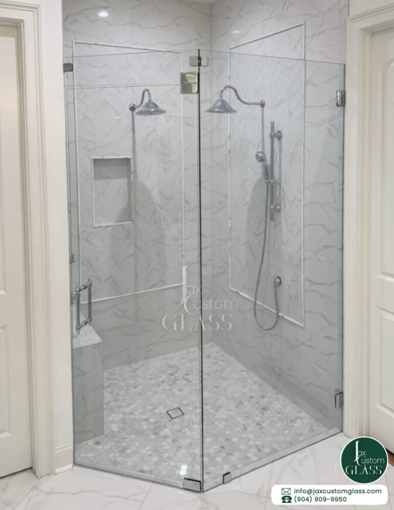 Neo-Angle-Frameless-Shower-Enclosure-With-Swing-Glass-Door 3